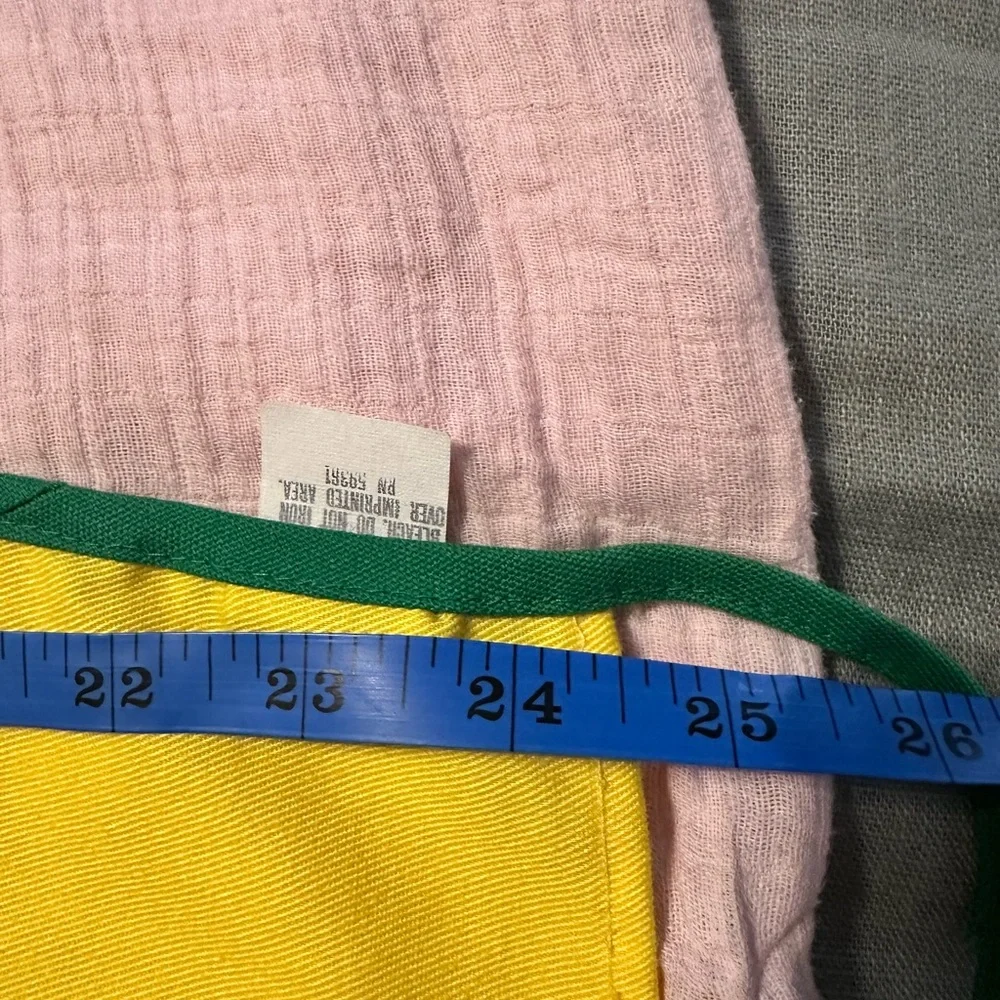 Vintage 1983 Easter Seals Pine-Sol Promotional‎ Apron Yellow Advertising 80s